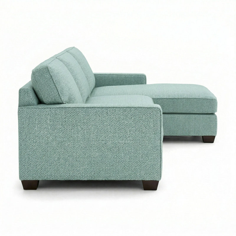 Canapé modulaire moderne en L pour salon, chambre à coucher et appartement, Sage Green