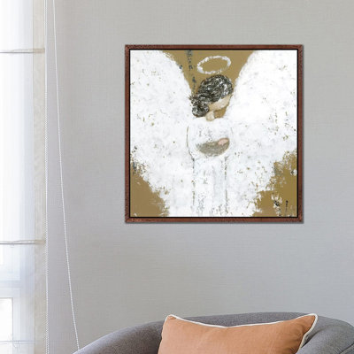 Heavenly Baby Angel by Ashley Bradley - Painting on Canvas