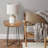 Bamboo And Rattan Round Side Table With Boho Style, Multi-Functional Accent Table For Living Room, Bedroom, Or Balcony