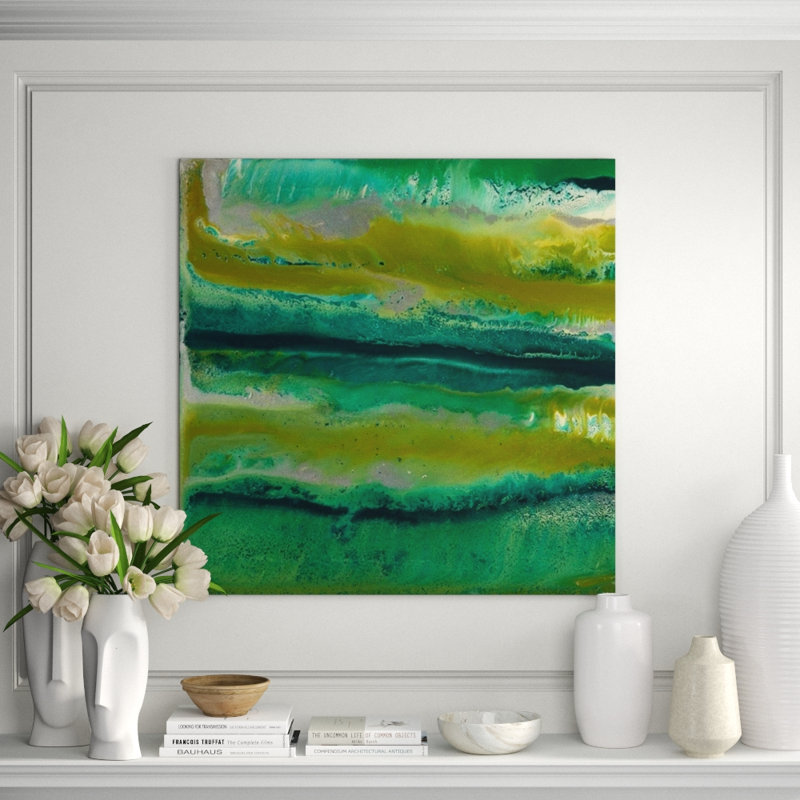 Trifle IV Painting by Danielle Davis, Outdoor, 36" H x 36" W x 1.5'' D