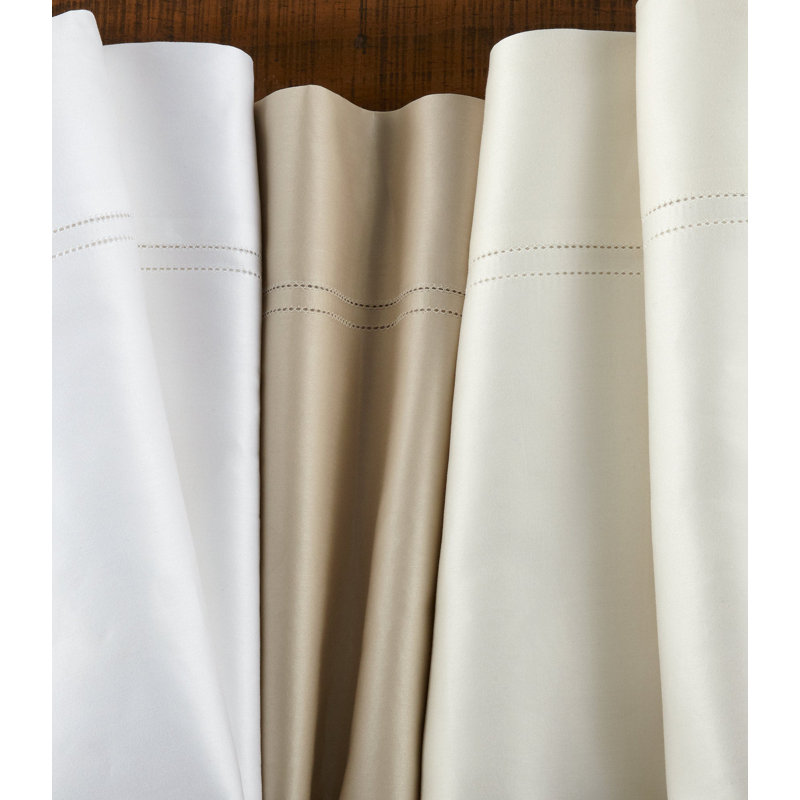 Virtuoso Sateen Flat Sheet, King/Cal King Flat Sheet, Platinum