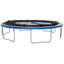 Skytric 15' Large Trampoline with Top Ring Enclosure Set | Garden Outdoor Trampoline with Safety Net