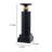 Lemo Candle Holder, Gold Sphere Accent, 18 Inch Black Iron Column Pillar-123774350