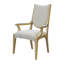 Chaise avec accoudoirs Scotts - champagne clair