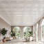 Tuile de plafond économique en PVC blanc-80834522-98619818
