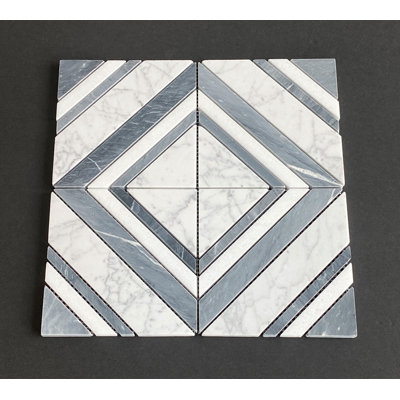 Marble Grid Mosaic Wall Tile