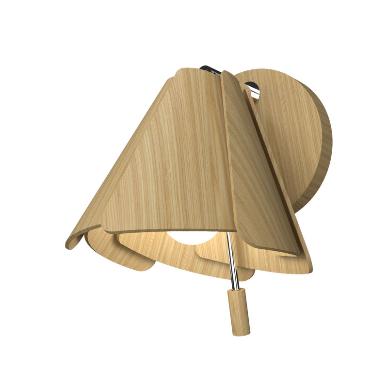 Fuchsia 1 - Light Armed Sconce, Sand