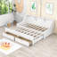 Lit de jour simple en bois avec couchette et tiroirs Faccone-740803313