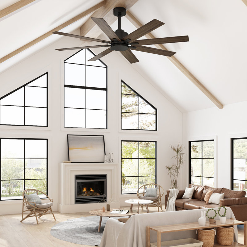   Ventilateur de plafond standard à 8 pales de 65 po avec télécommande