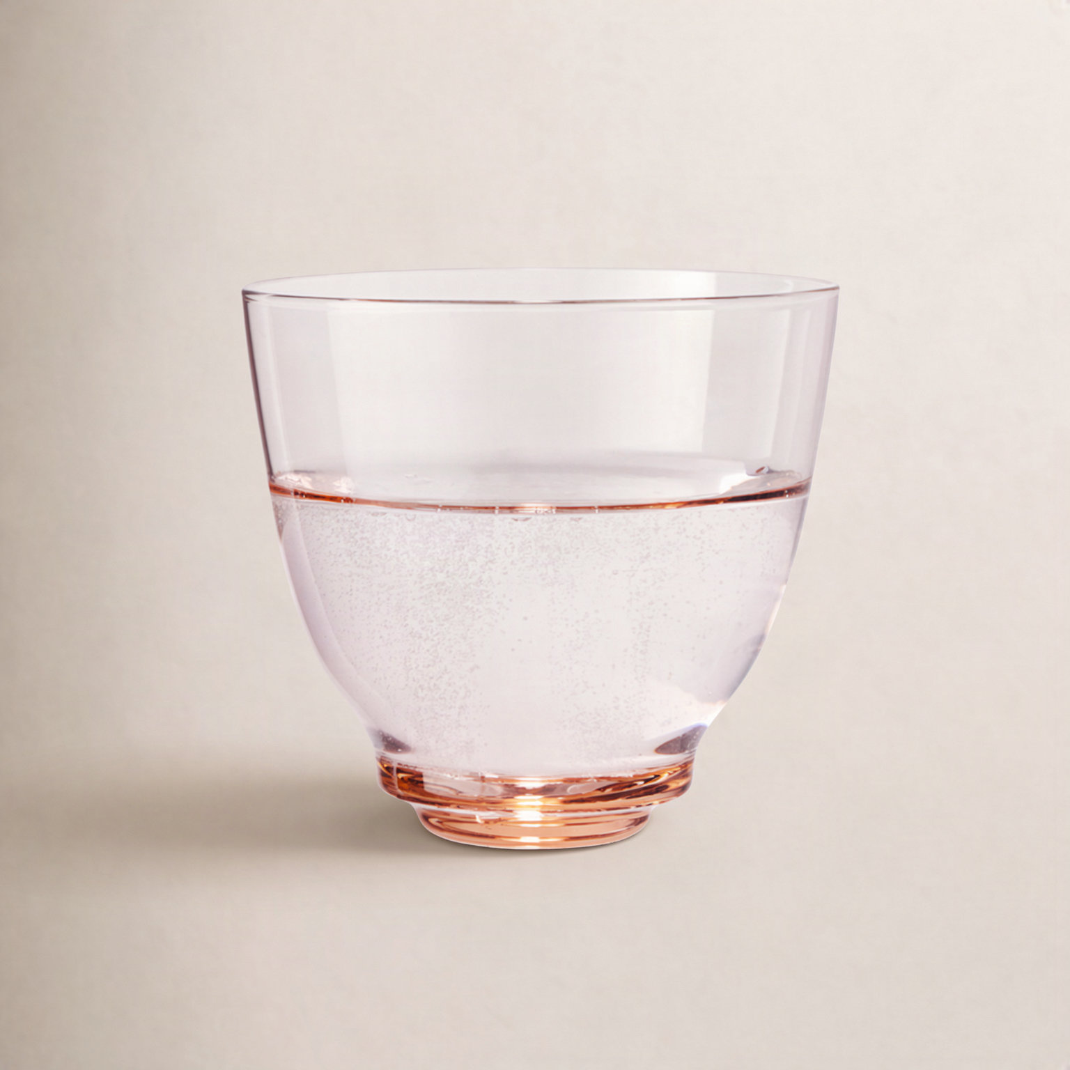 Flow Drinking Glass, Pink