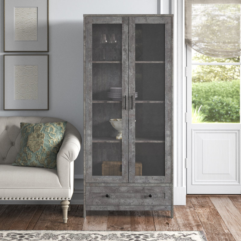 Avieon Home Source Display Stand, Cement