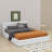 Queen Size Upholstered Platform Bed-2059570901