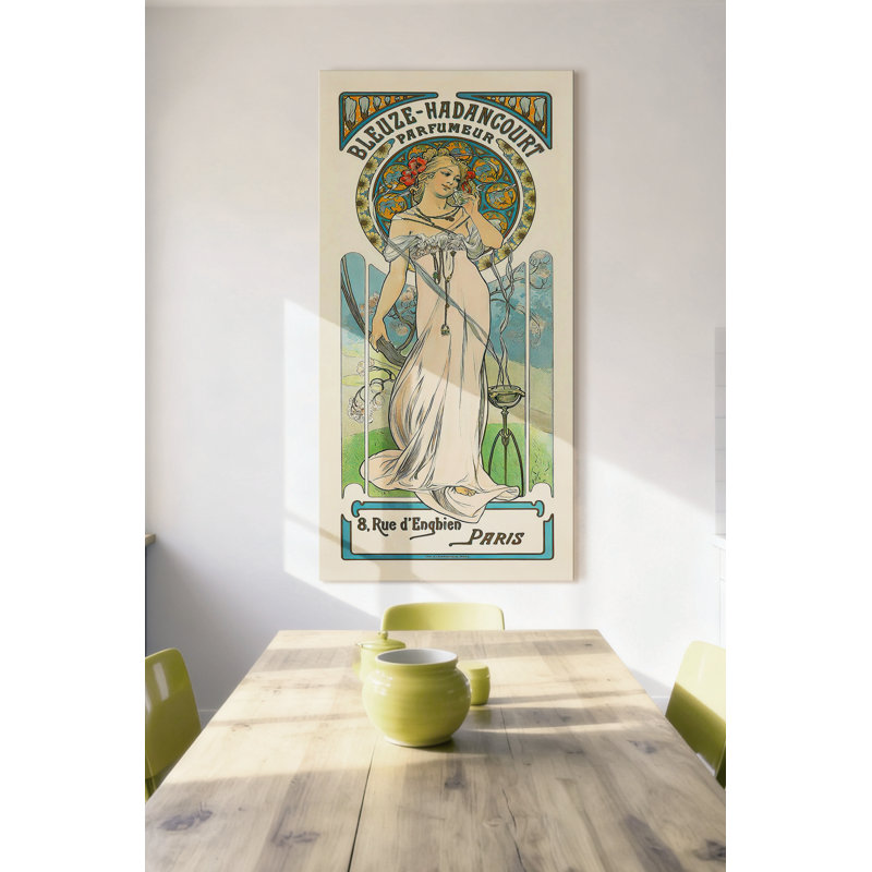 "Bleuze-Hadancourt Parfumeur" Print on Wrapped Canvas, 12" H x 6" W