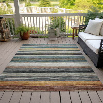 Tapis beige intérieur / extérieur lavable à la machine Cinead ACN1703