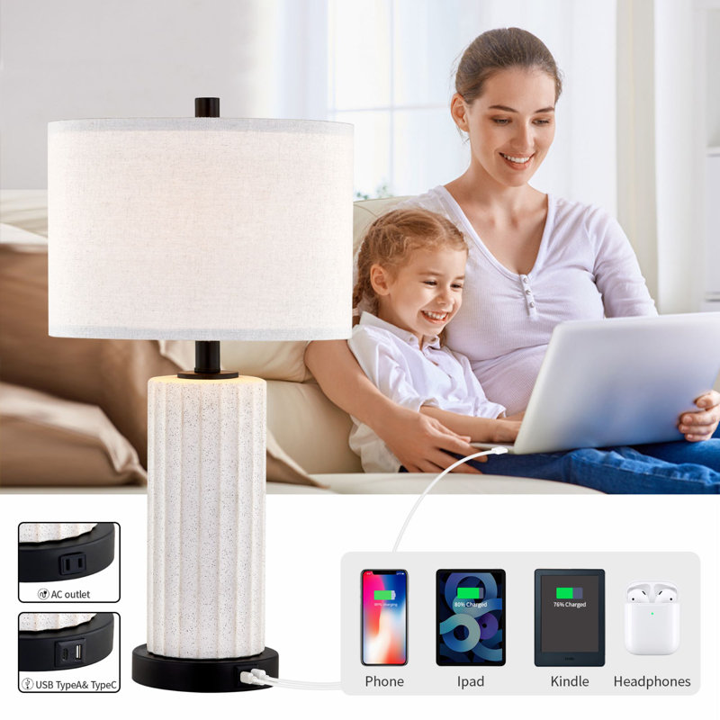 23" H Ceramic Table Lamp 