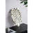 Gold Leaf Wall Hanging - 24.8X17.3X2" Aluminum Fashionable Ornament Modern Elegance Design-2101184870