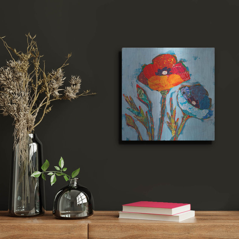 «Poppy 4» par St. Hilaire Elizabeth, H 12 po x l 12 po