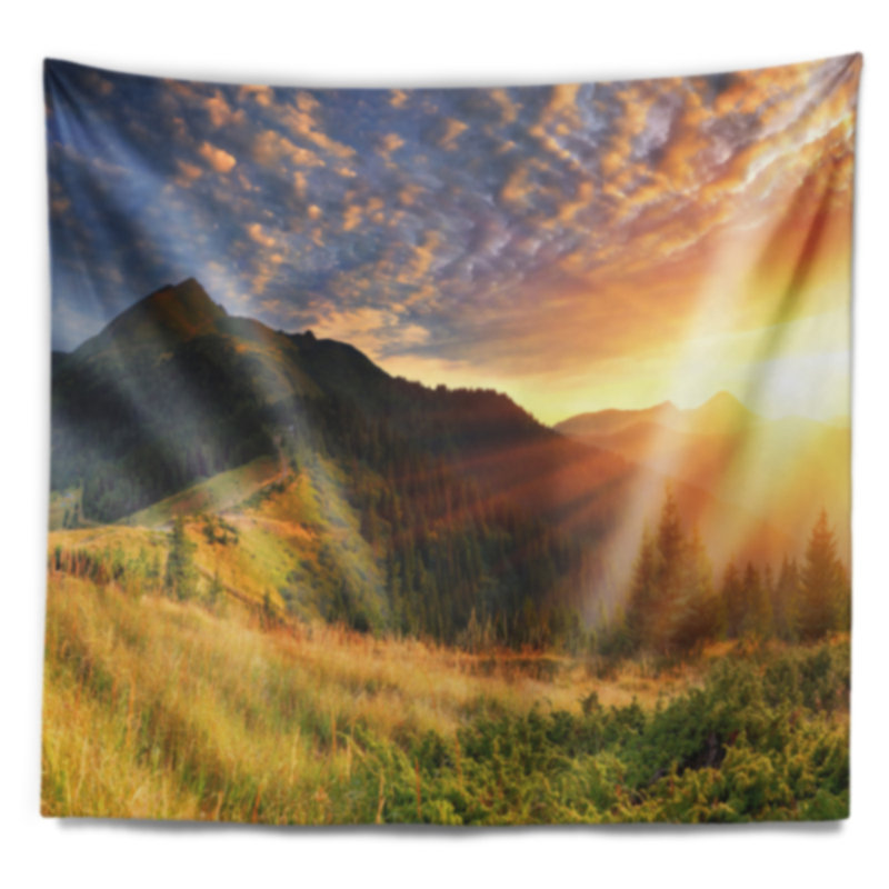 Tapisserie Schafer Summer Sunrise Under Thick Clouds, H 32 po x l 39 po