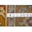 Tapis de style géométrique style Kazak indien 3 x 8