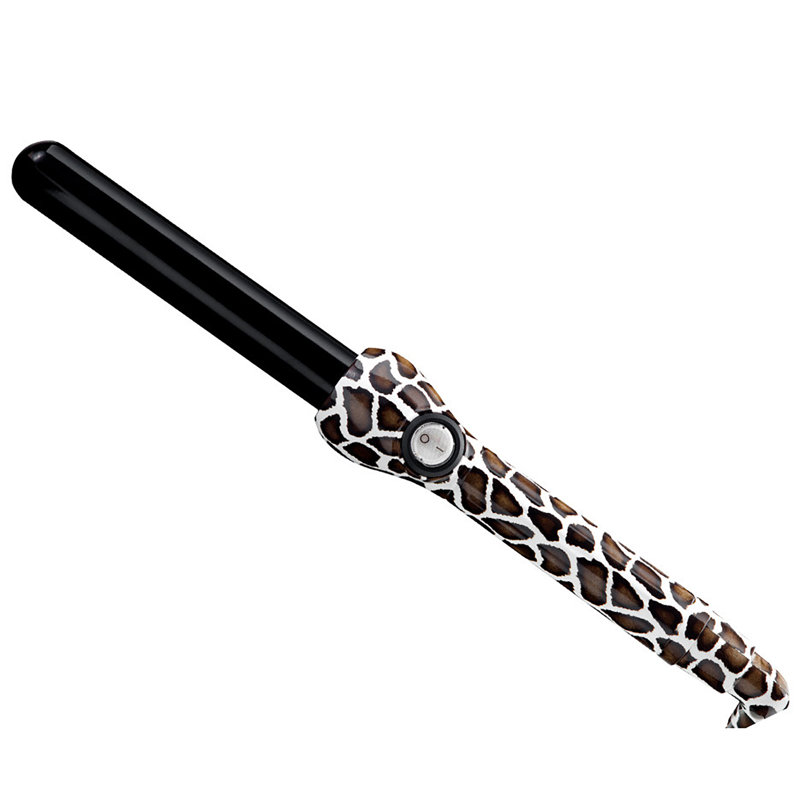Jose Eber: fer à friser Clipless 1 po (25 mm) - girafe - baril en céramique tourmaline professionnelle, outil de style baguette, technologie ionique, gant résistant à la chaleur