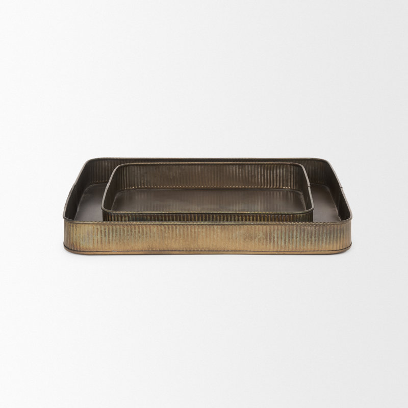 Bonneyside Metal Tray - Set of 2