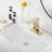 Auto-P-3007-Gold Automatic Sensor Polished Gold Touchless Bathroom Sink Faucet With Drain Assembly-129258570
