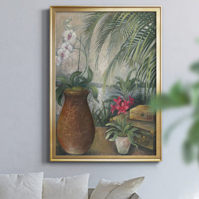 «Orchids in Paradise I» par J Paul, reproduction d'art sur toile