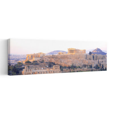 Acropolis Athens Greece by Frank Chmura - Wrapped Canvas Panoramic Print