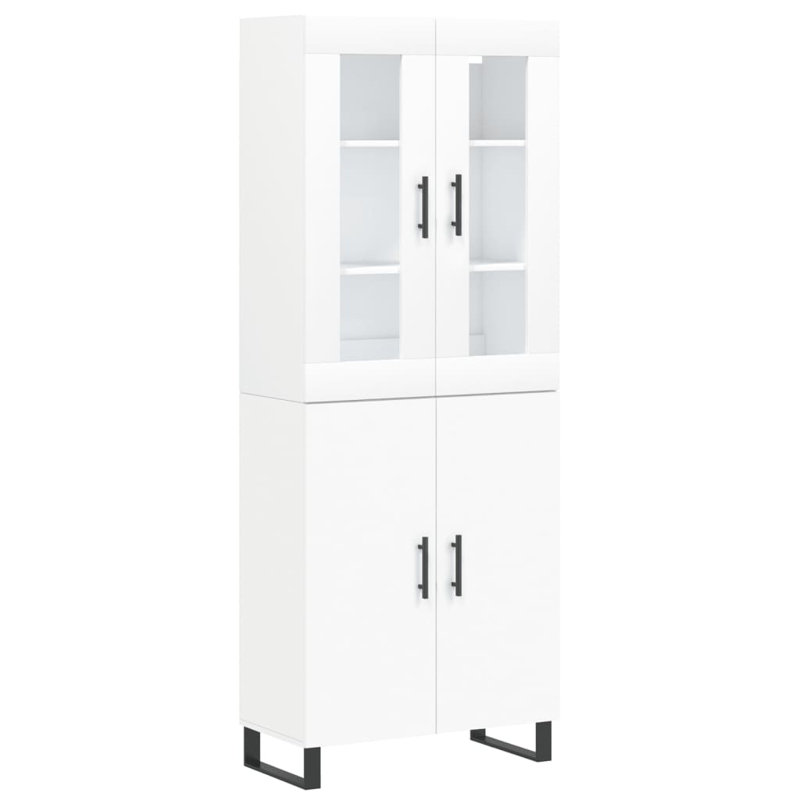 Mikaiah Display Cabinet, White