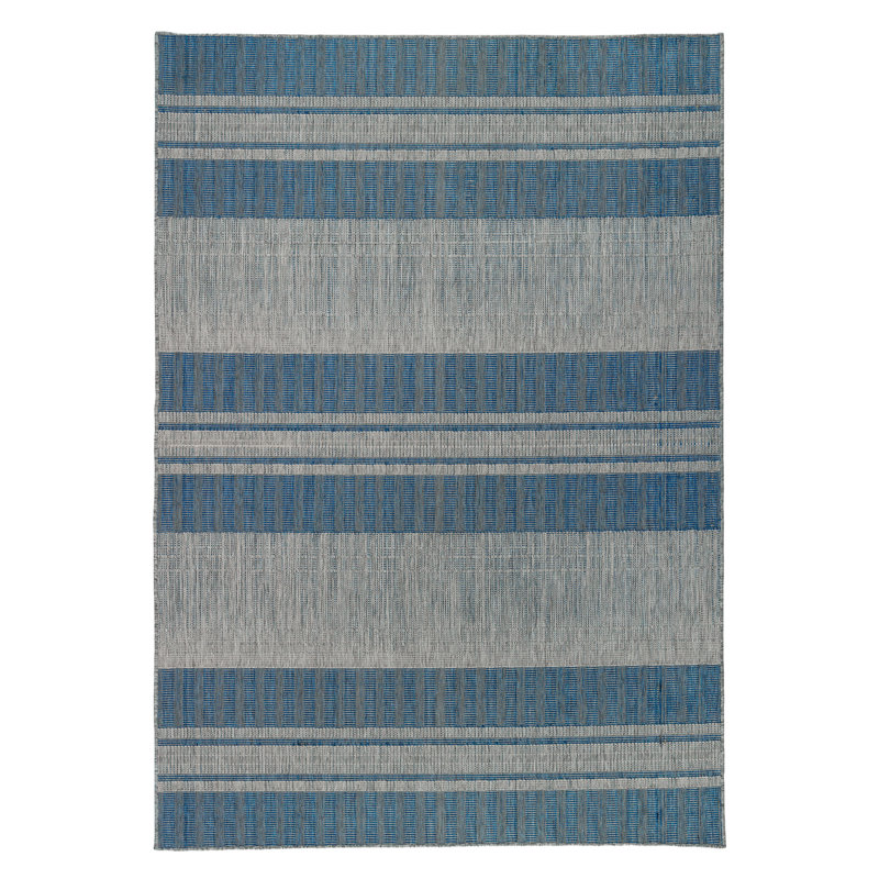 Sinaya Contemporary Flatweave Performance Indoor/Outdoor Area Rug, Rectangle 8' x 10'