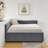 Full Size Upholstered Tufted Bed Frame With Two Drawers, Sofa Bed Frame With Comfortable Backrest And Armrests, Velvet-167982136