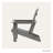Folding Adirondack Chair in Grey-512392954