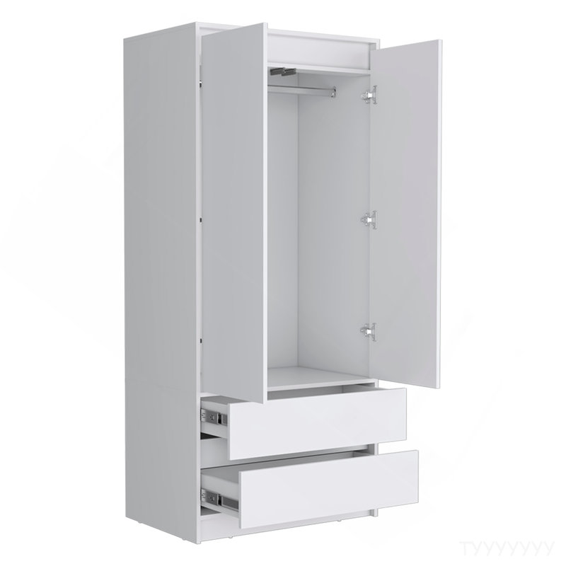 Armoire ferme, chambre à coucher, blanc, Blanc