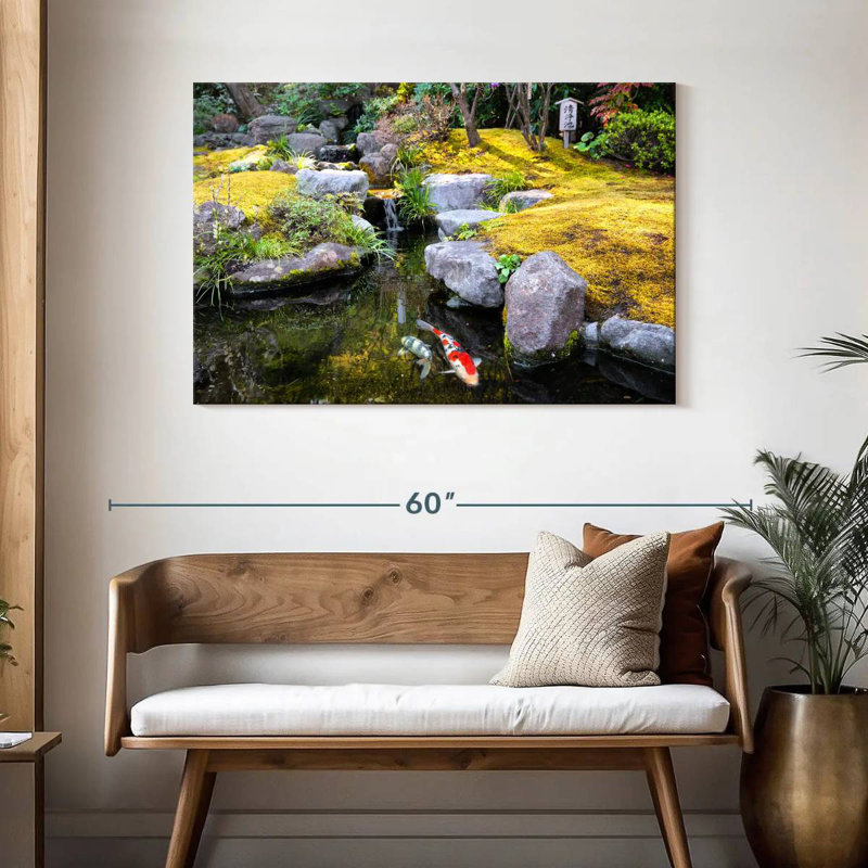 Ravi Japanese River, 30" H x 45" W