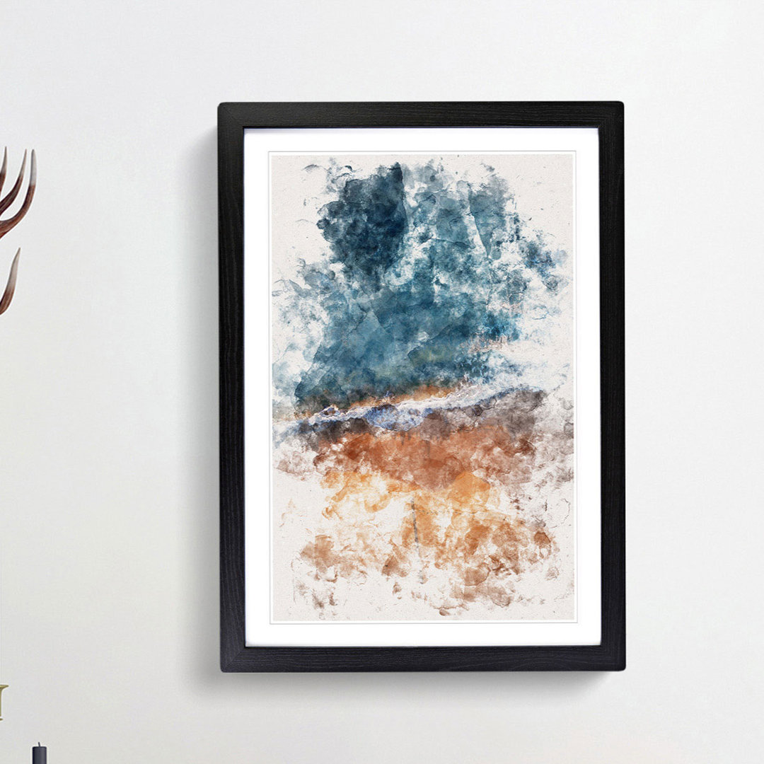 Alone upon the Beach - Framed Print