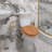 Wooden Toilet Seat Round with Metal Hinges