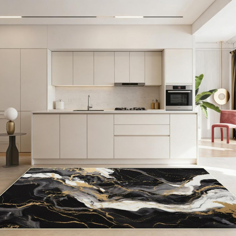 Marble Pattern Area Rug, Soft And Lightweight, Suitable For All Seasons, Easy To Maintain And Easy To Clean, Machine Washable Carpet Floor Mat, Suitable For Living Room, Bedroom, Dining Room, Balcony, Hallway, Room Decor, Home Decor, Outdoor Decor