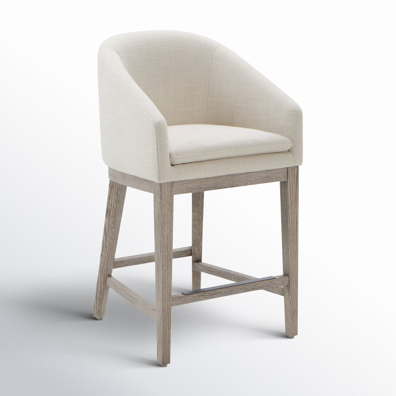 Tabouret de comptoir Bethea, Lin Performance Effie
