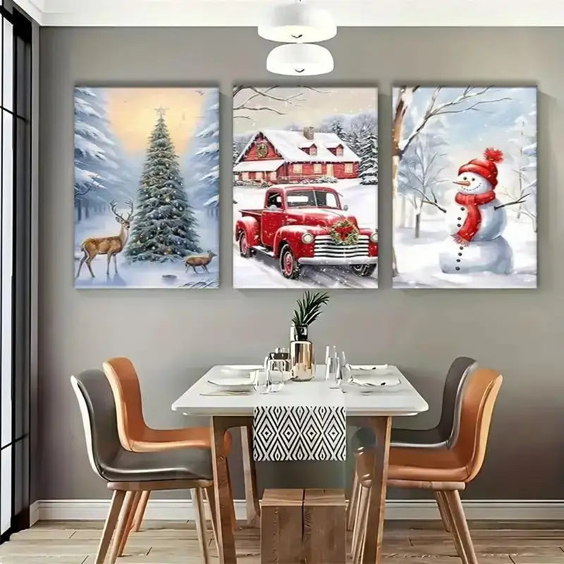 3 Piece Wrapped Canvas Print