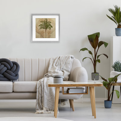 «Subdued Tropics Palm», reproduction sous verre, conception de Steve Hunziker