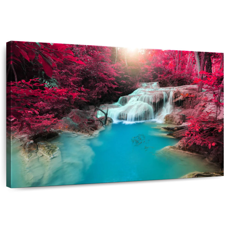 Alvord Erawan Waterfalls, 20" H x 30" W