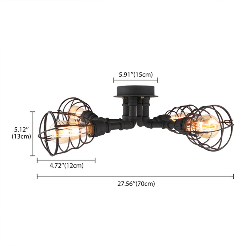 Tallula Semi Flush Mount