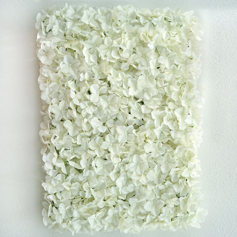 Panneau mural Hydrangea, Crème, 12 panneaux