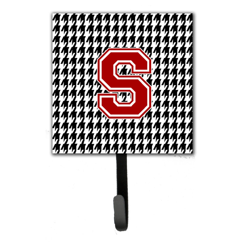 Porte-laisse houndstooth et crochet mural, S