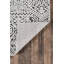 Tapis ivoire et gris anthracite tissé au métier mécanique Adhitya-2138599258