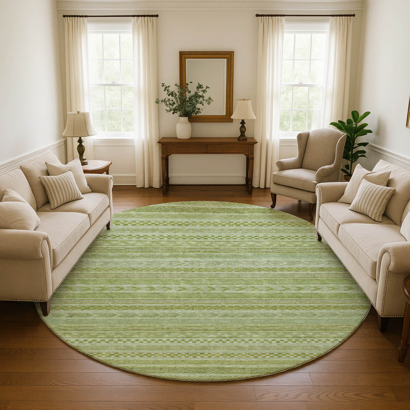 Tapis de qualité supérieure lavable à la machine Marasco AMF1625, Rond 8 pi