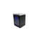 Mont Alpi Black Stainless Steel Fridge Cabinet Module + 2.7 Cubic Ft, Compact Refrigerator