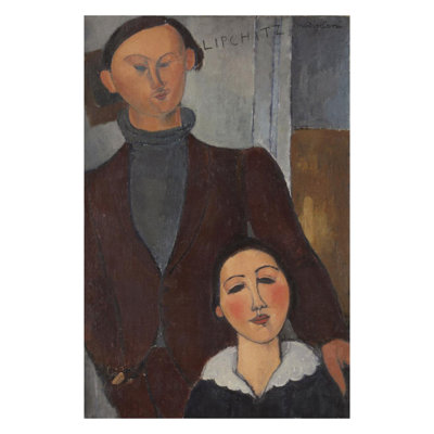«Jacques and Berthe Lipchitz» par Amedeo Modigliani - Estampe numérique