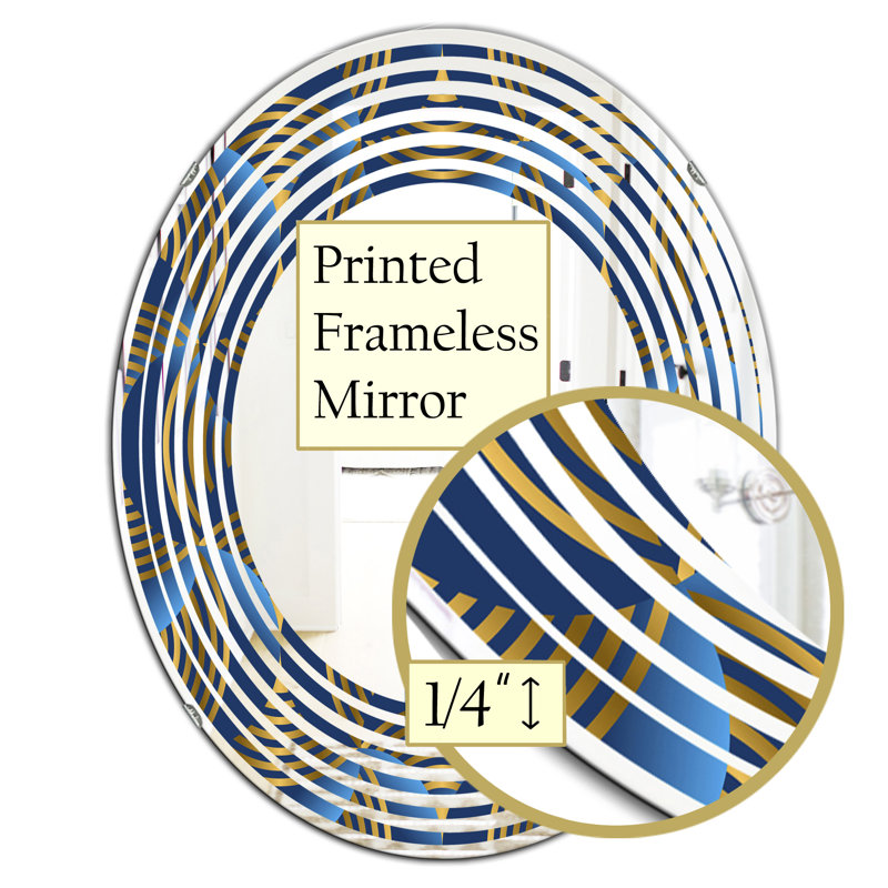 Miroir mural Wave, H 31,5 po x l 23,7 po