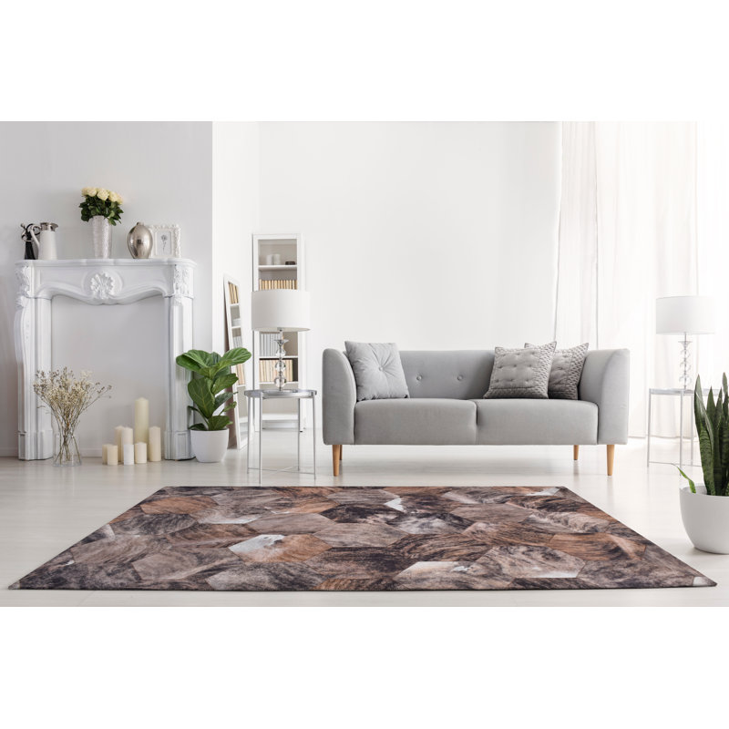 Behrens Patchwork Area Rug, Rectangle 160 x 230cm